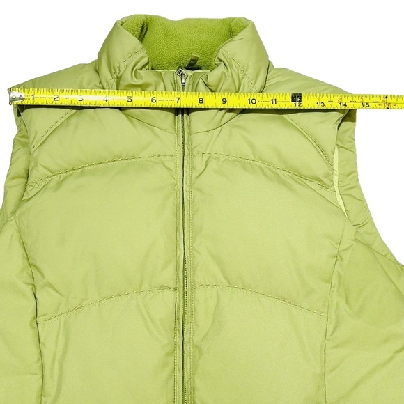 Eddie Bauer Goose Down Vest, Size M Tall, Light Apple Green - Picture 7 of 9